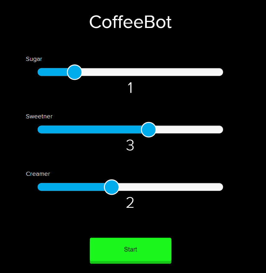 Coffee Bot GUI
